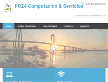 Tablet Screenshot of pc24cys.com.ar